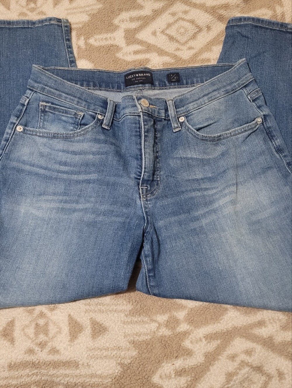 Lucky Brand Women's Medium Blue Skinny Jeans